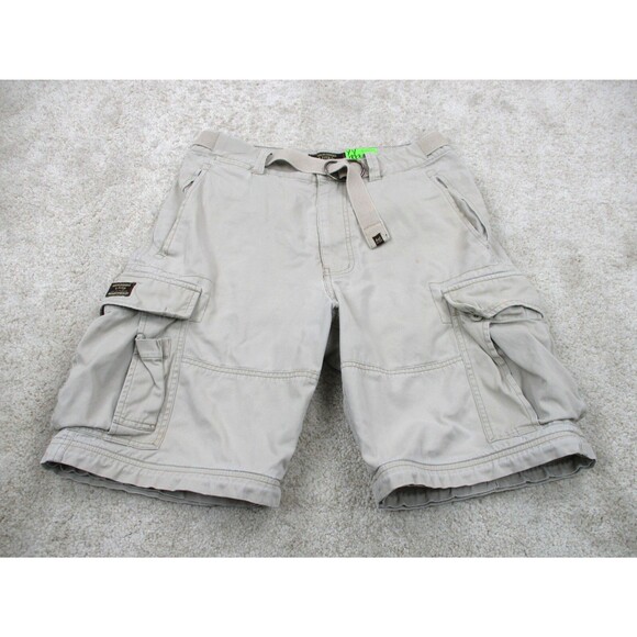 Abercrombie & Fitch Other - Abercrombie & Fitch Shorts Men Small 32 Brown Cargo Paratrooper Belted 32x10 *